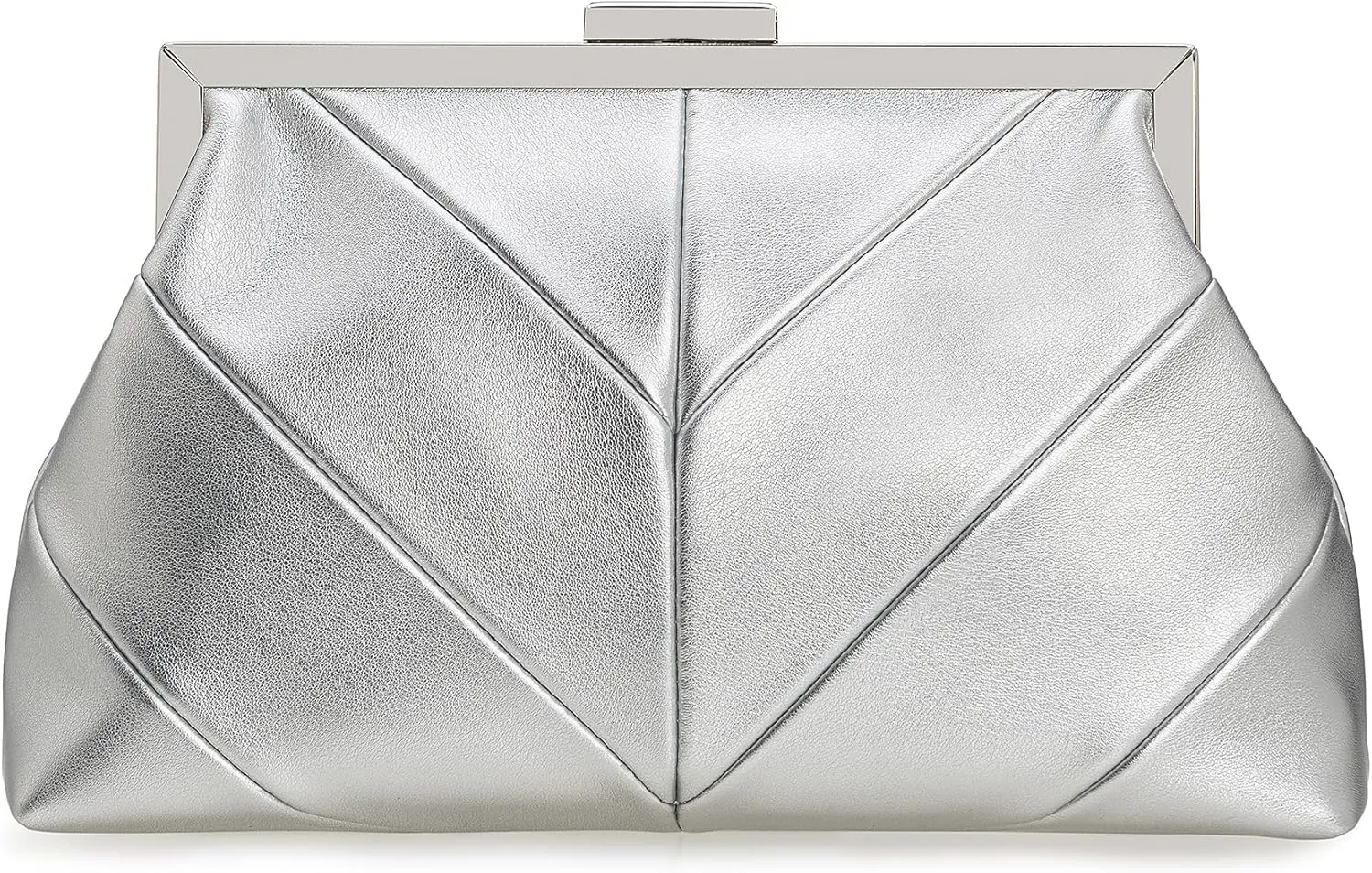 PU Clutch Purse for Women Dressy Evening Bag Formal Handbag for Wedding, Prom, Cocktail Party