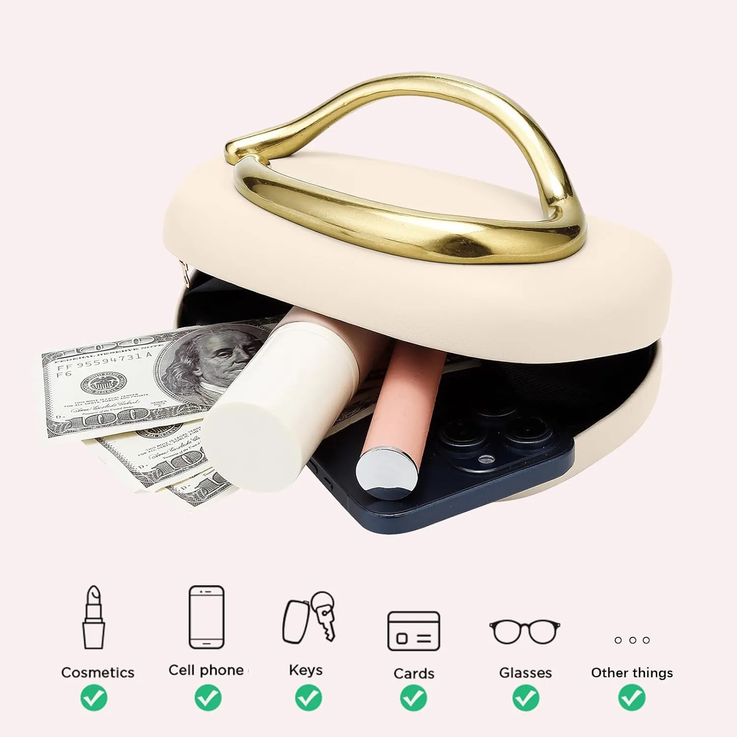 PU Leather Women's Evening Handbags Chocolates Clutch Purse Easy Match with Chain Crossbody Metal Decoration Shoulder Bag