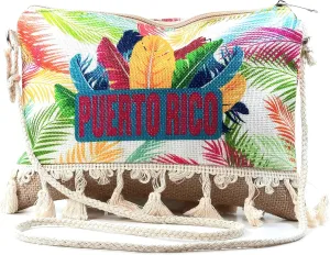 Puerto Rico Handbag Souvenir Crossbody Shoulder Beach Hobo Bag Light