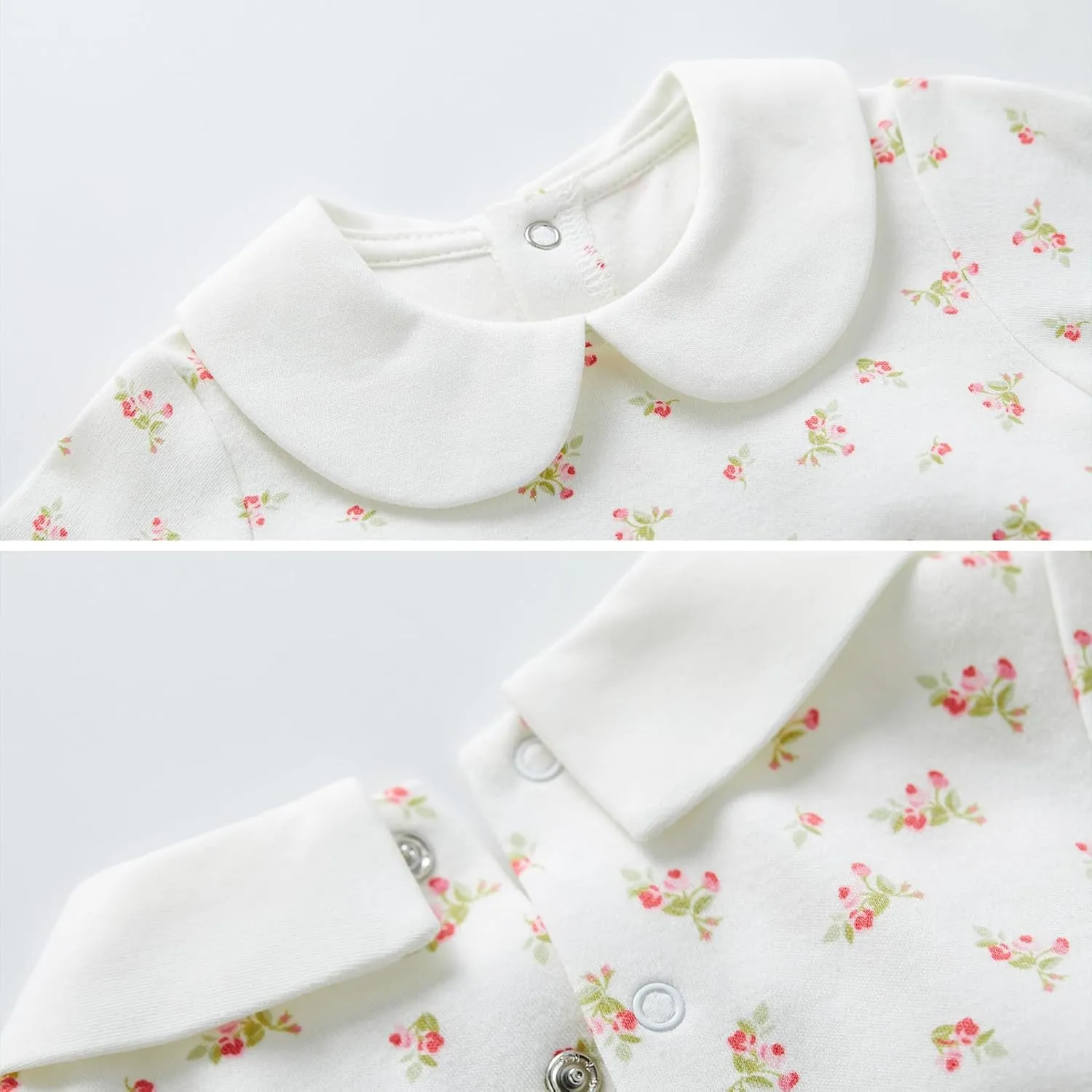 pureborn Baby Toddler Girl Dress with Bloomer Short and Long Sleeve Playwear Dress with Diaper Cover
