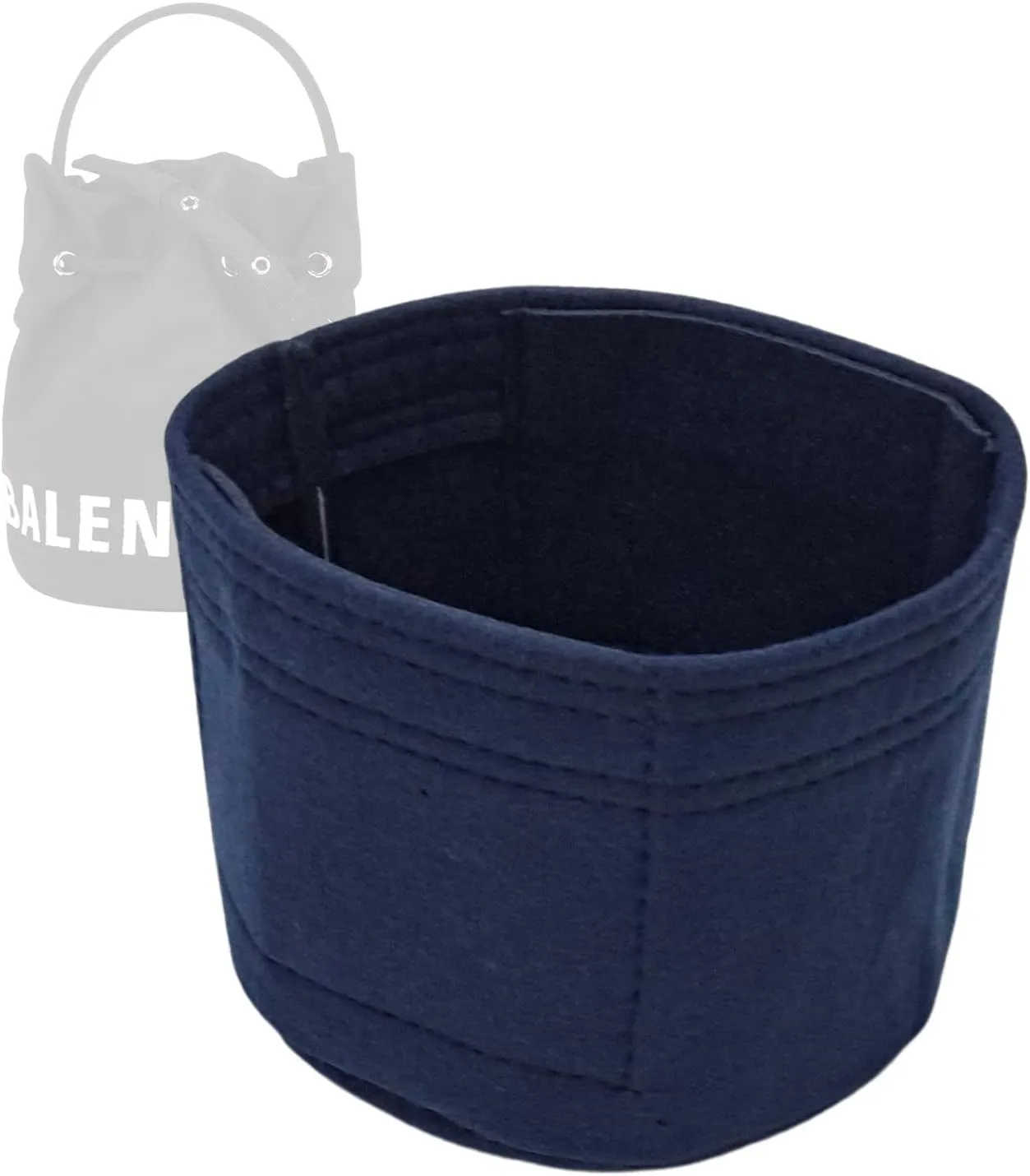 Purse Organizer for Balenciaga Wheel Drawstring XS Bucket Inserts Bag in Bag Shapers