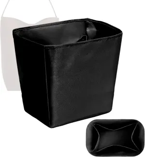 Purse Organizer Insert, Tall Bag Organizer Insert Fit for R-o-w NS Park Bucket Bag Inside Storage Drawstring Bag Purse Insert Multiple Pockets Lightweight Zipper Organizer Insert Slim Bag In Bag