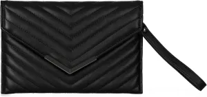 Quilted Women Envelope Clutch Bag Pouch Purse Medium Foldover Evening Handbag