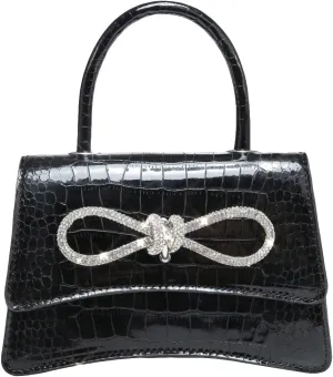 QWINEE Women's Mini Evening Bag Rhinestone Decorated Clutch Purse Prom Bags Sparkle Mini Square Handbags