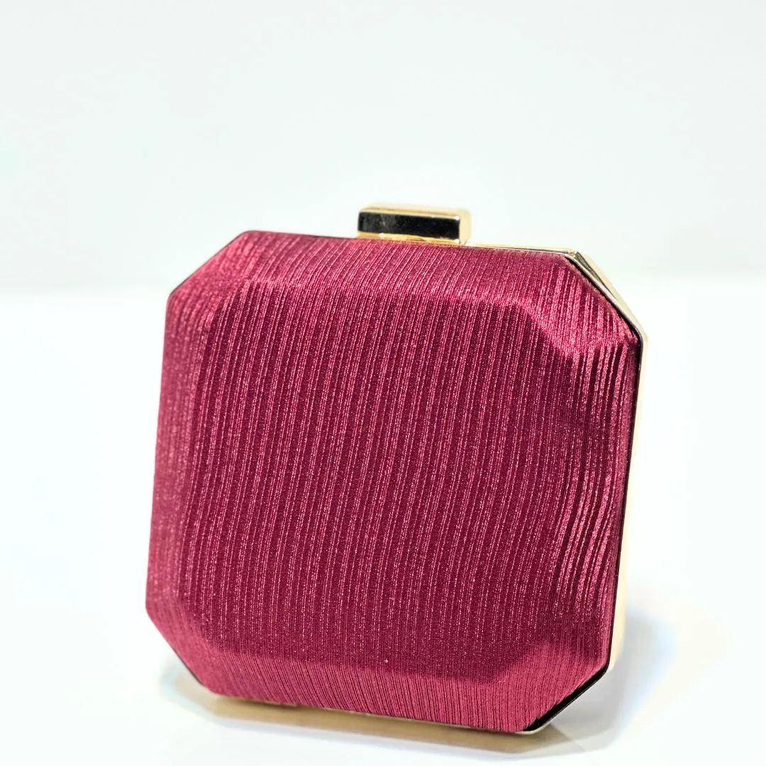 Radiance Satin Clutch