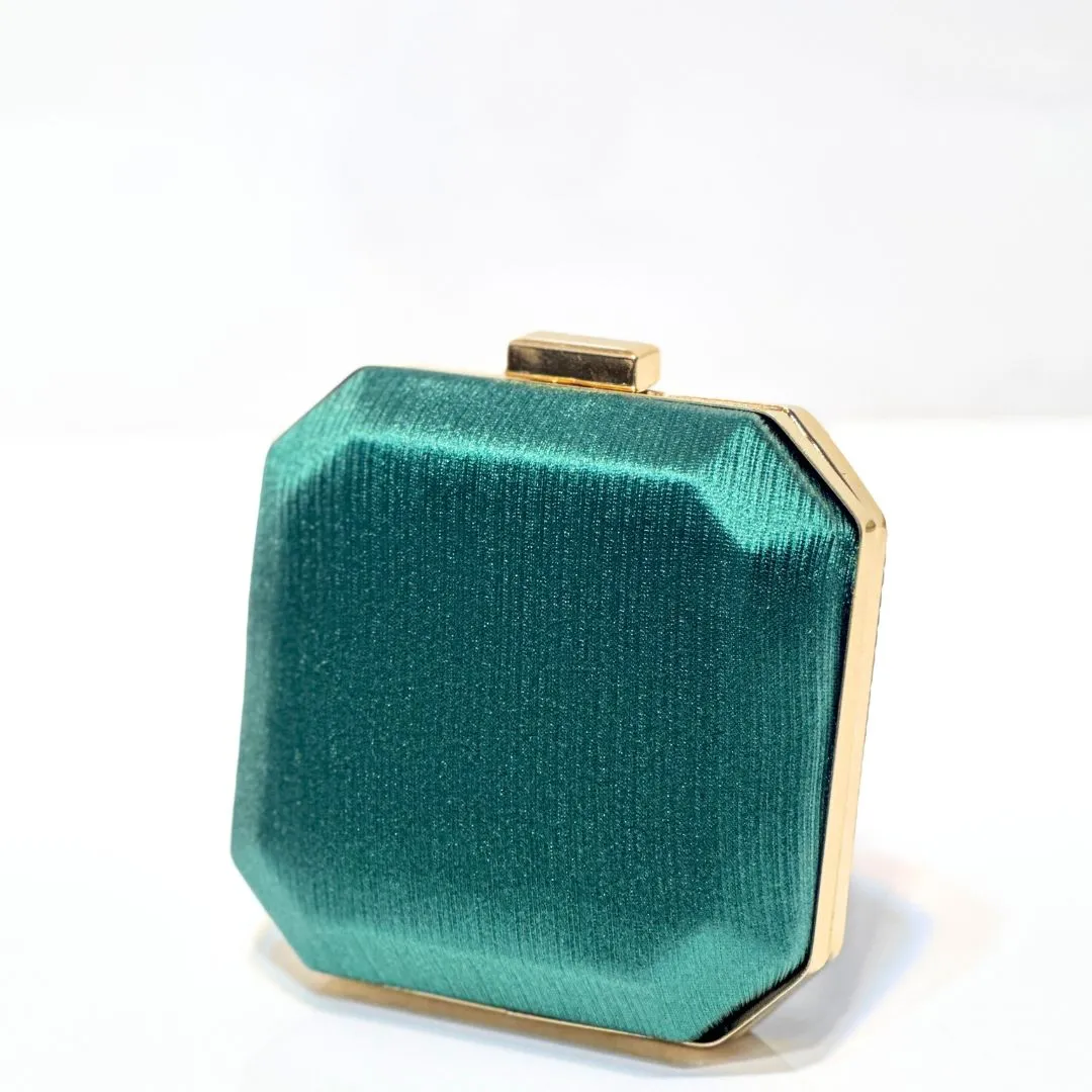 Radiance Satin Clutch