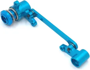 RC Car DIY Parts for Wltoys 1:12 124016 124017 124018 124019 1:14 144001 144002 Metal Steering Group Assembly Set RC Car Upgrade Parts(Blue)