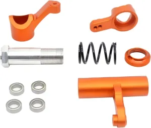 RC Car DIY Parts for ZD for Racing MT8/ 9021/9020/9116/ EX-07/DBX-07 8594 Aluminum Alloy Upgraded Steering Group Remote Control Car Upgrade Accessories