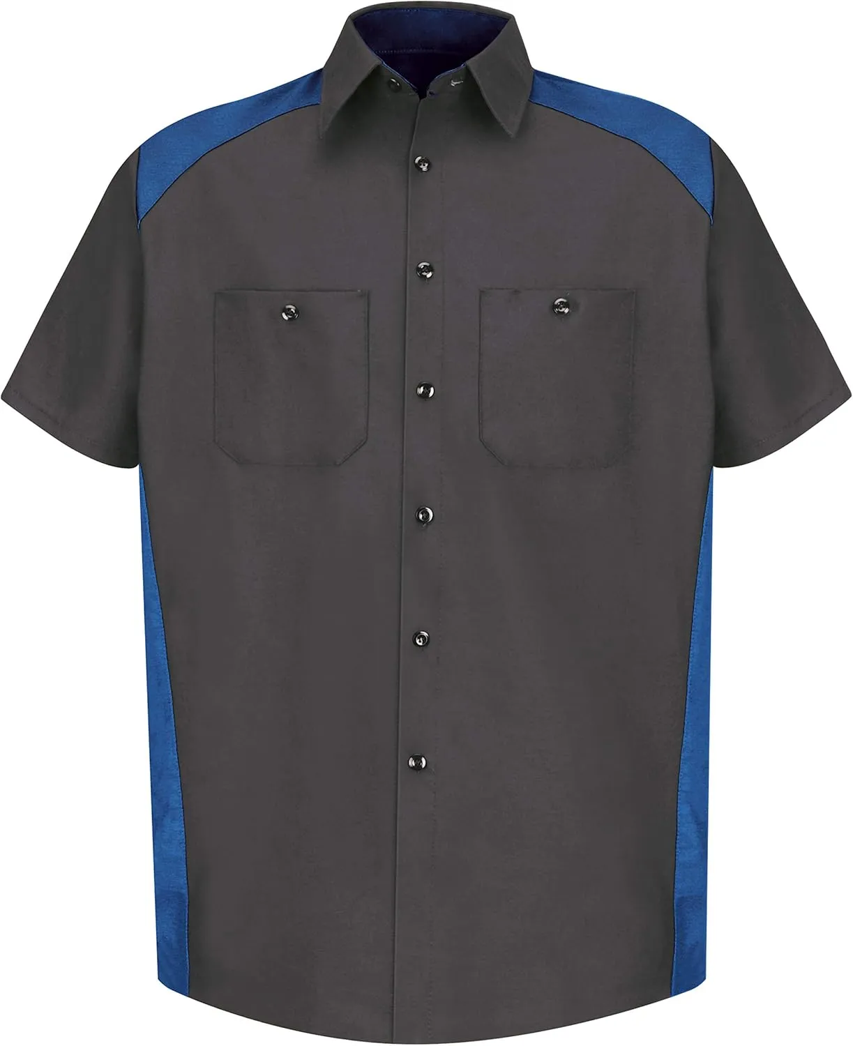 Red Kap Men's Big and Tall Short-Sleeve Motorsports Shirt
