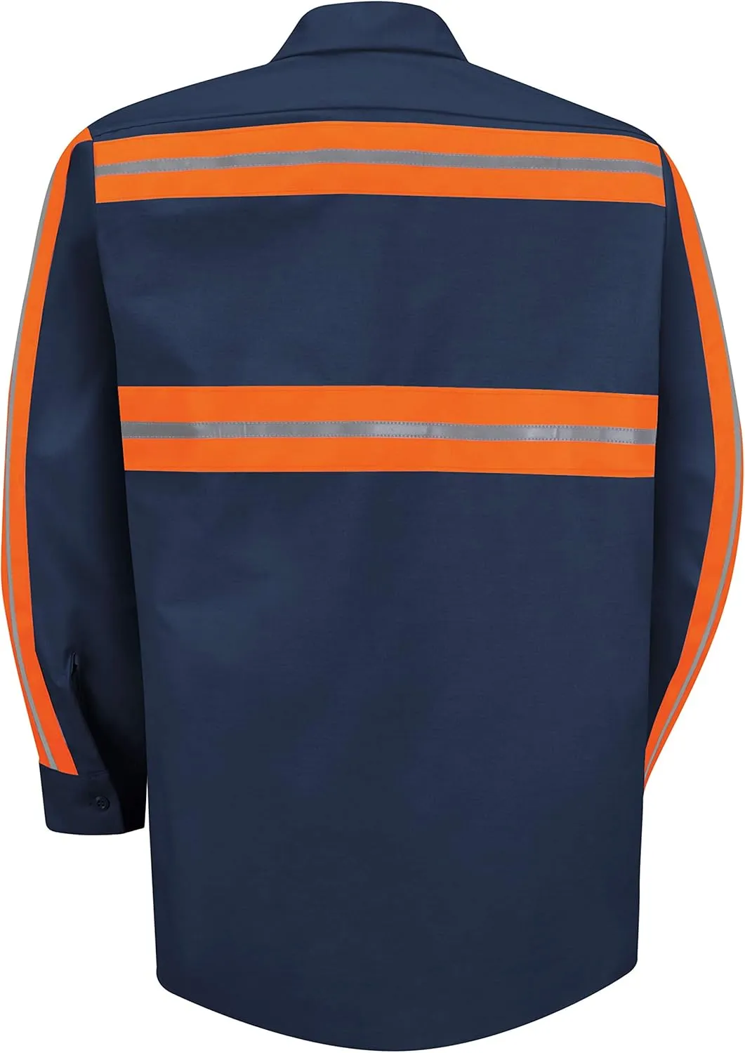 Red Kap Men's Industrial 2 Piece Lined Collar Work Shirt