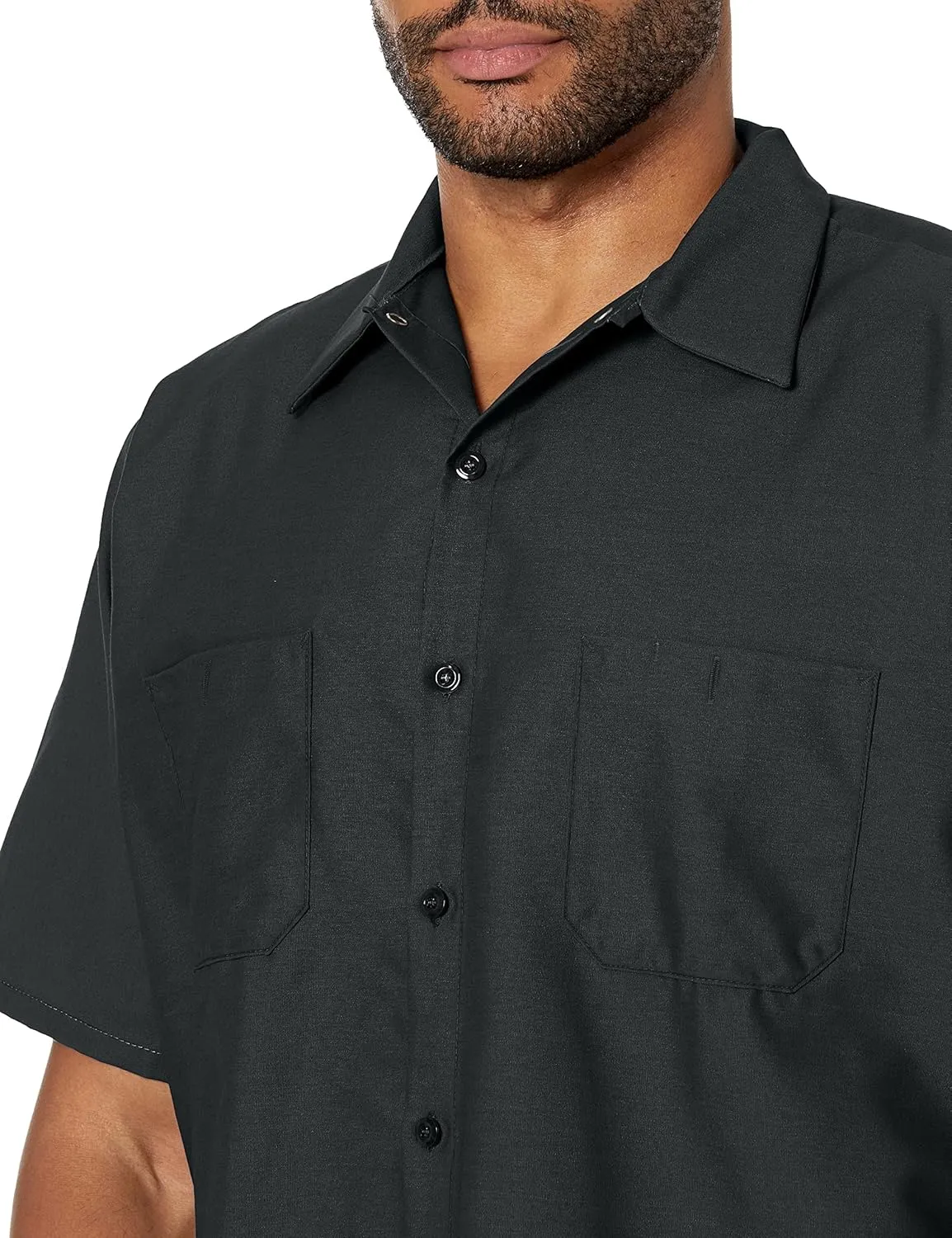 Red Kap Men's Industrial Work Shirt, Regular Fit, Short Sleeve