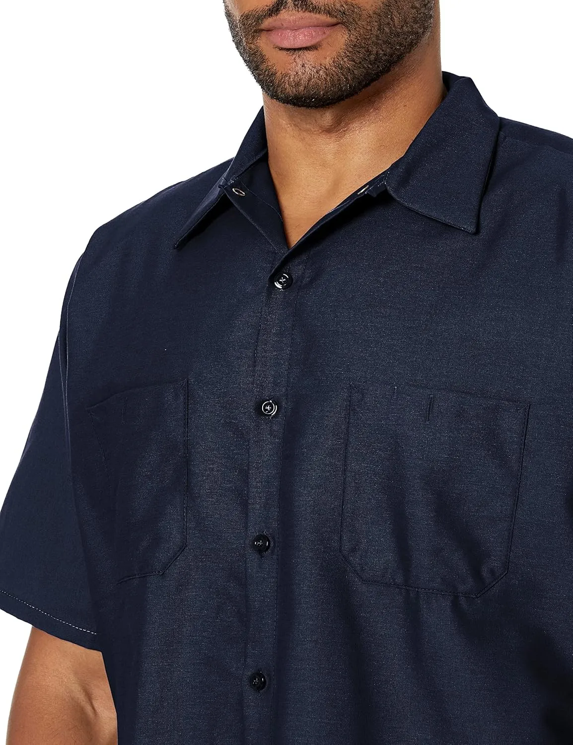 Red Kap Men's Industrial Work Shirt, Regular Fit, Short Sleeve