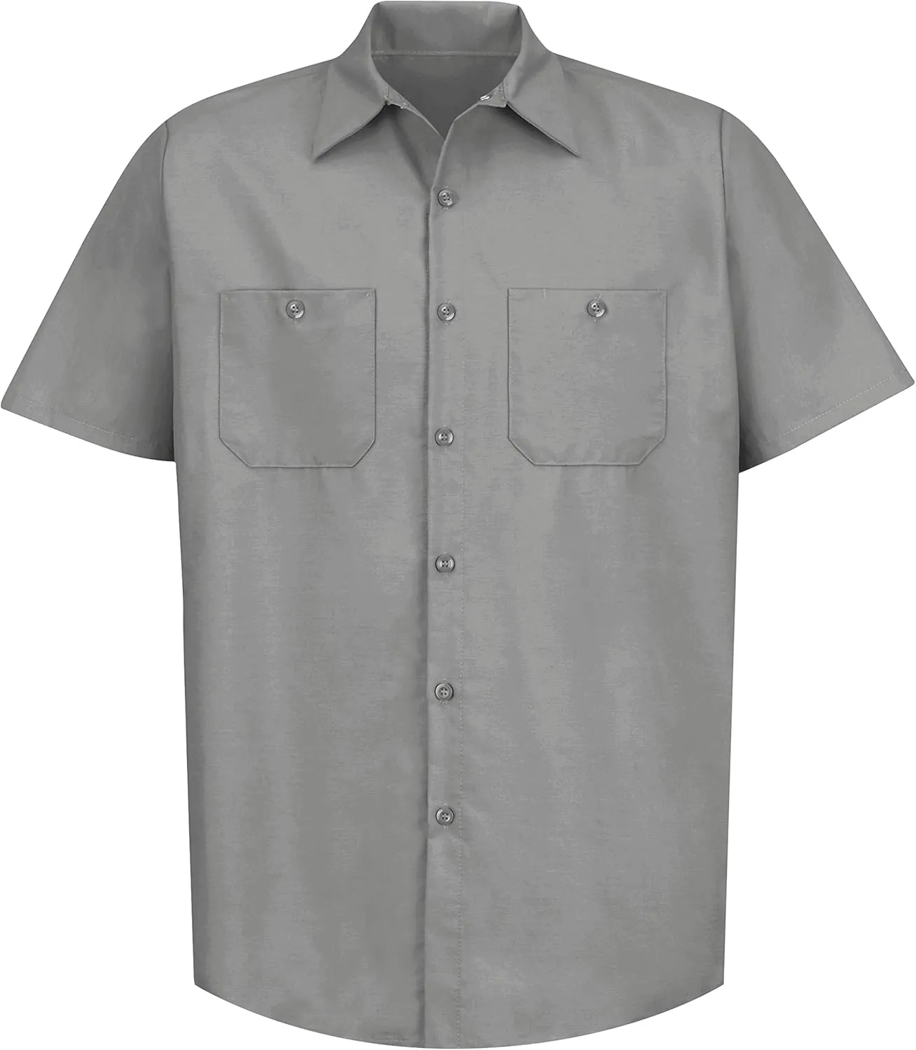 Red Kap Men's Industrial Work Shirt, Regular Fit, Short Sleeve