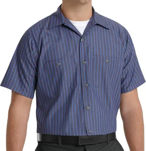 Red Kap Men's Industrial Work Shirt, Regular Fit, Short Sleeve
