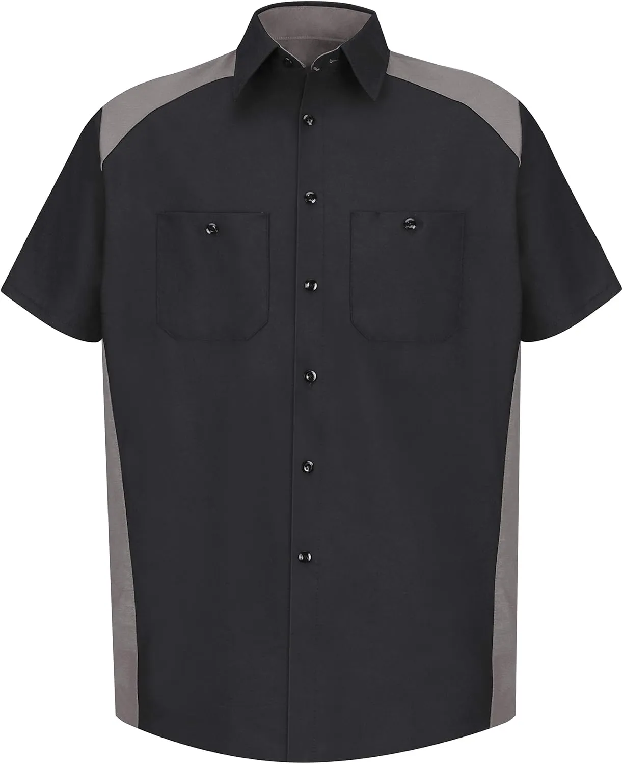 Red Kap Men's Motorsports Shirt, Short Sleeve