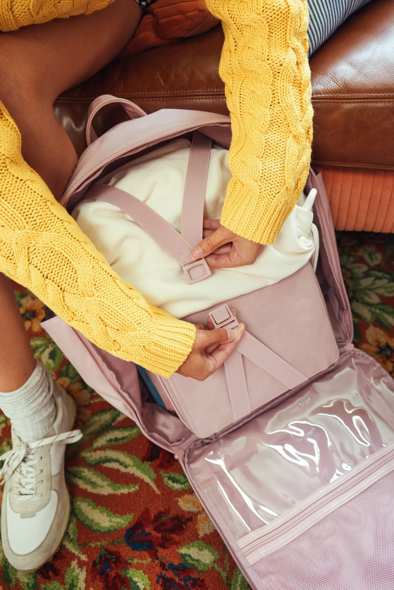 Resale The Backpack in Atlas Pink