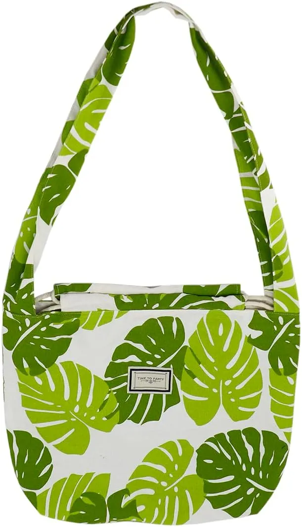 Reversible Bucket Hat Beach Bag Set Printed Wide Brim UV Protection Foldable Sun Hat Handbag Shoulder Bag Set for Travel