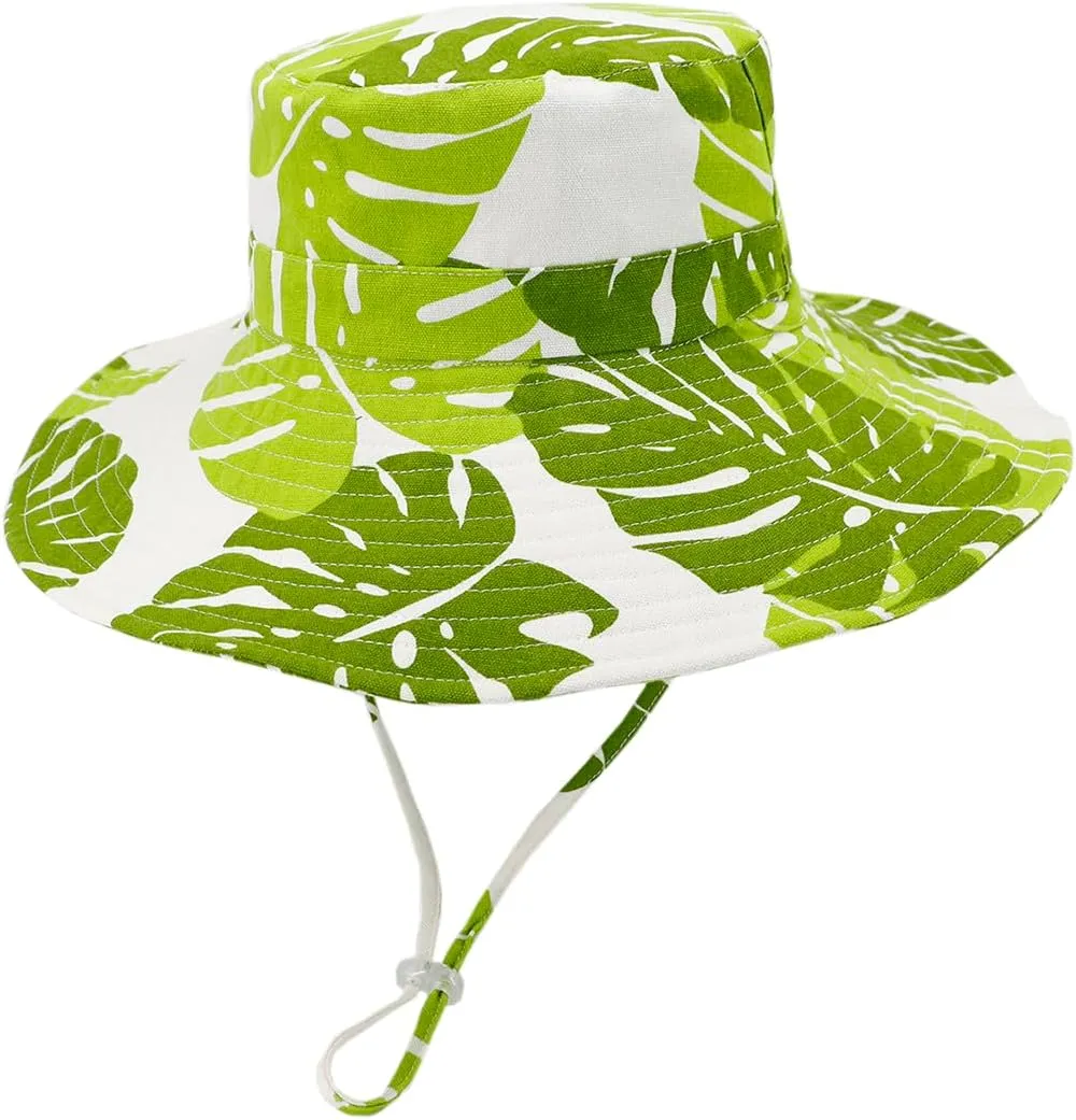 Reversible Bucket Hat Beach Bag Set Printed Wide Brim UV Protection Foldable Sun Hat Handbag Shoulder Bag Set for Travel