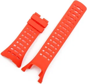 RHAIYAN Men Watch Accessories Outdoor Sports Waterproof Tape Compatible with Ambit1 2 3P Sport Run Cool Black Rubber Strap Watch Band Specific (Color : Red, Size : 24mm)