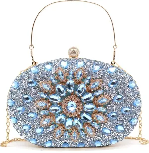 Rhinestone Evening Clutch Purses for Women Wedding Clutch Party Purse Bridal Diamonds Prom Cocktail Handbags