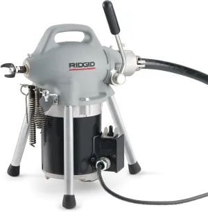 RIDGID 58920 Model K-50 Sectional Drain Cleaning Machine with 1/6 Horsepower Motor
