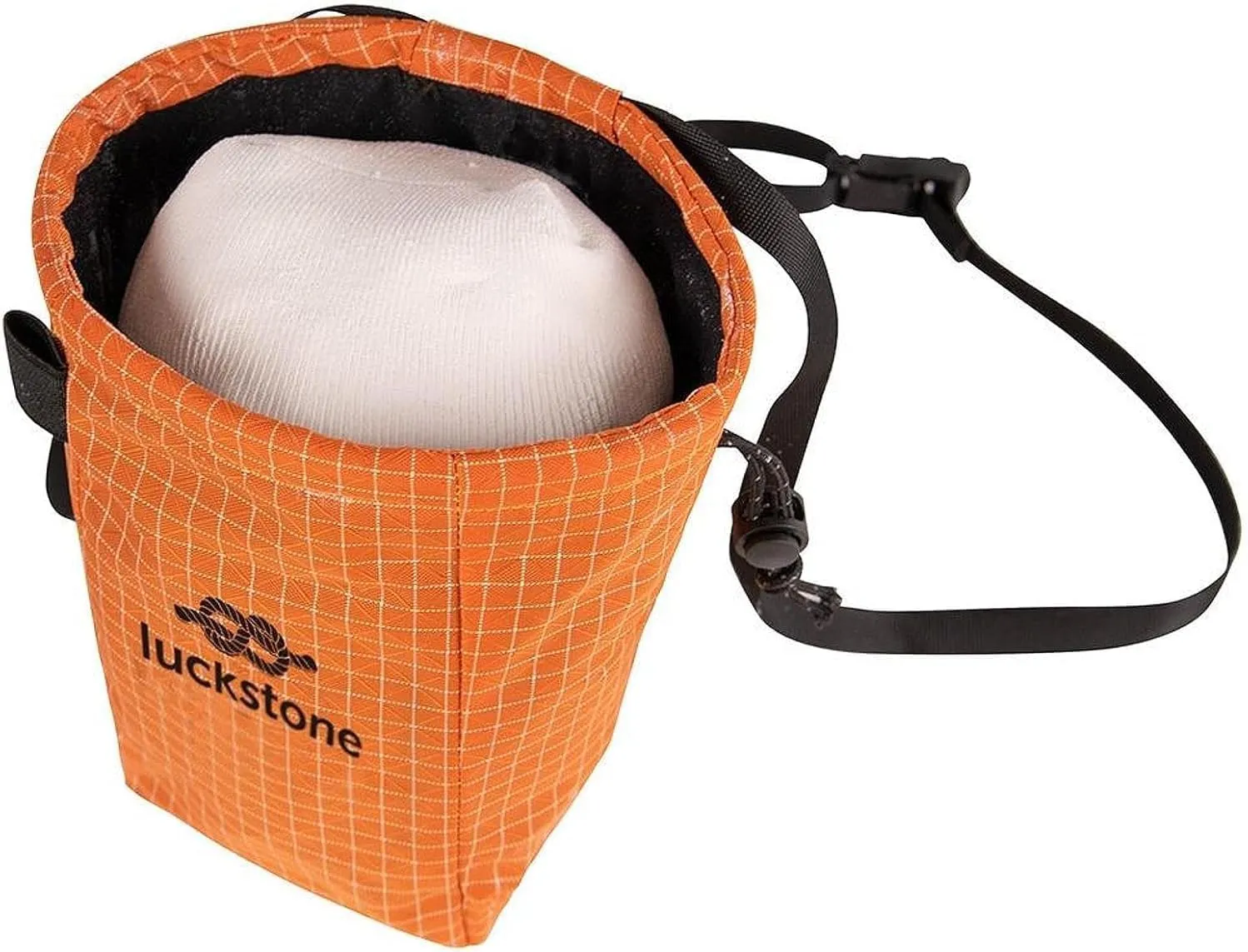 Rock Climbing Chalk Bag Bouldering Chalk Bag Bucket Gym Chalk Bag Multifunctional Gym Pouch Storage Bag with Brush and Adjustable Belt for Climbing, Cross Fit, Weight Lifting