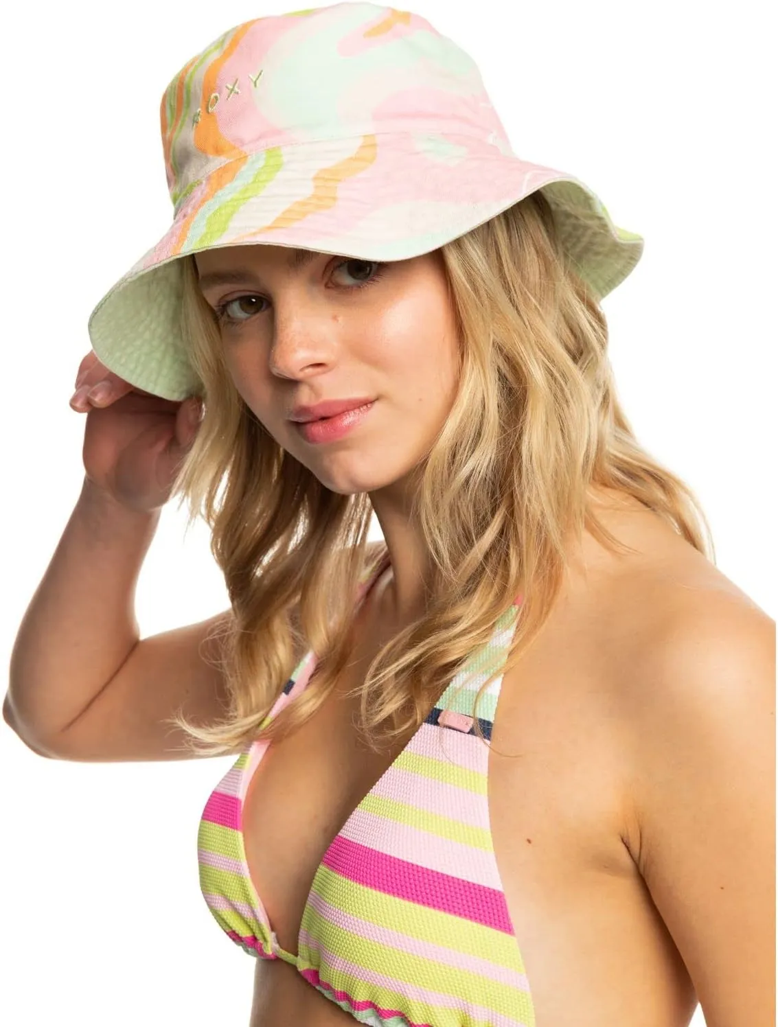 Roxy Women's Jasmine Paradise Reversible Bucket Hat