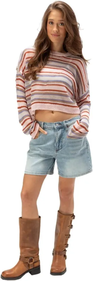 Rsq Womens High Rise Midi Shorts