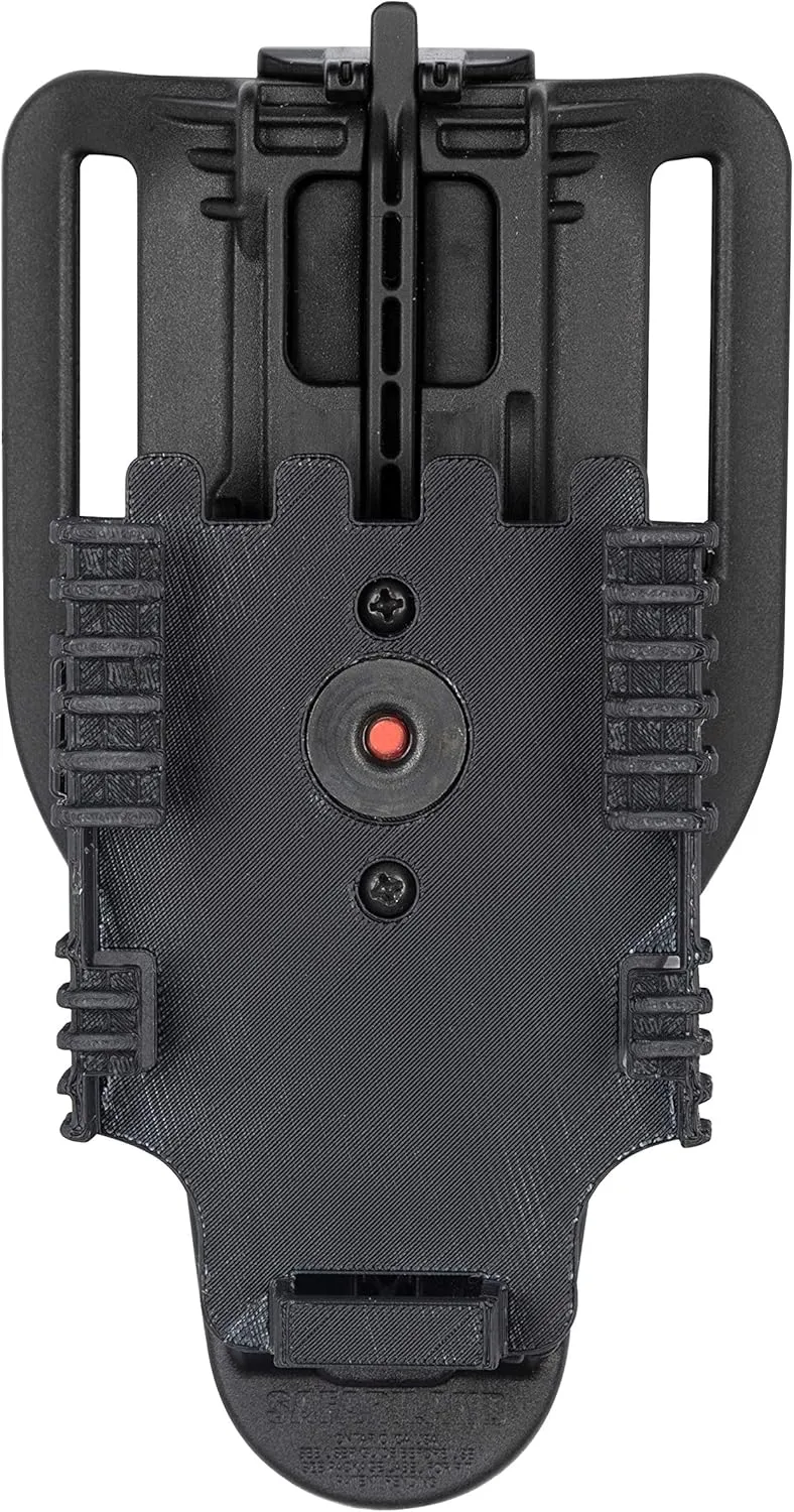 Safariland QLS Belt Loop - Black - Adjustable Ride Height - 2"" Belt - W/QLS Fork and Receiver (QUBL-1-2-2-MS30)