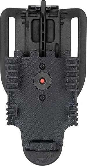 Safariland QLS Belt Loop - Black - Adjustable Ride Height - 2"" Belt - W/QLS Fork and Receiver (QUBL-1-2-2-MS30)