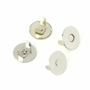 Sallie Tomato Magnetic Snap 3/4" Nickel