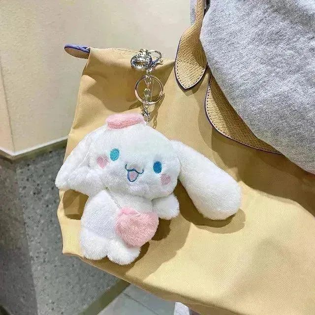 Sanrio Heart Plush Cinnamoroll Pendant