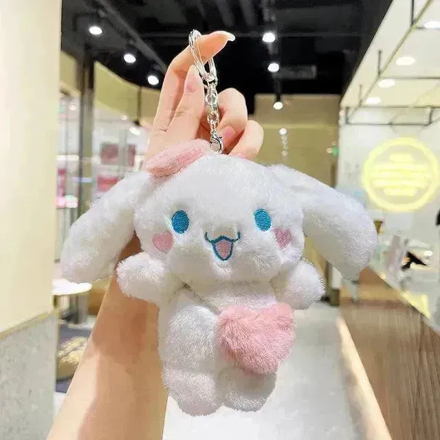 Sanrio Heart Plush Cinnamoroll Pendant