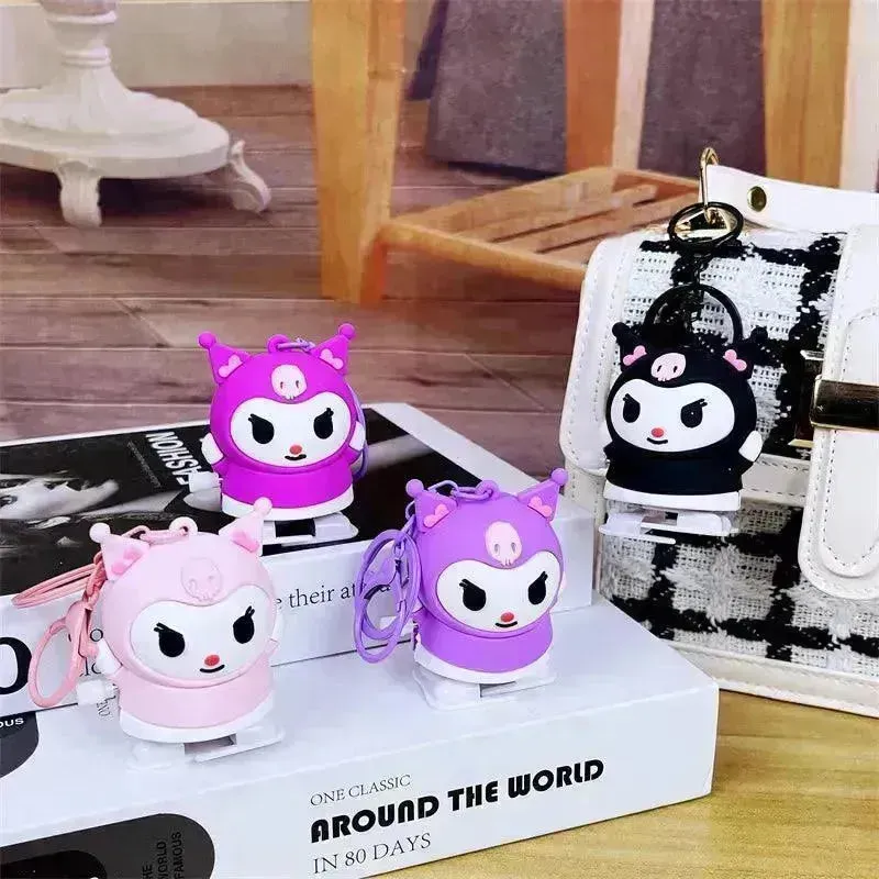 Sanrio Kuromi Winding Walking Keychain