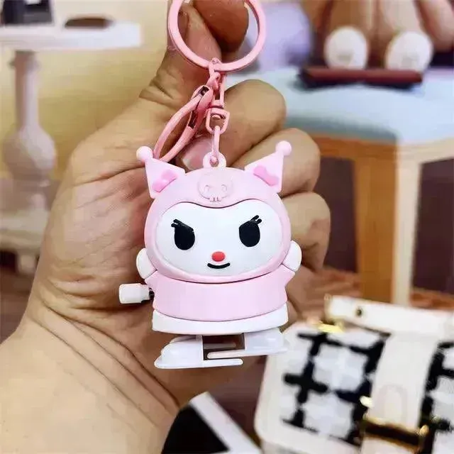 Sanrio Kuromi Winding Walking Keychain