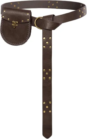 Scarlet Darkness Renaissance Belt Pouch Medieval Belts Pirate Viking Belt Renaissance Accessories