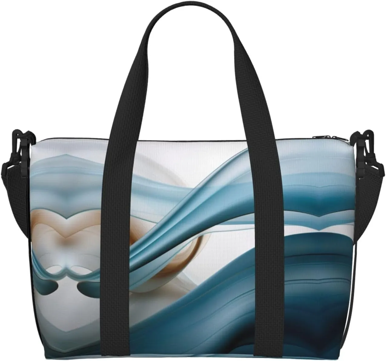 Serpentine print Travel Bags Large Crossbody Bags Shoulder Bags Carry-on Spacious Bags Gym Bags
