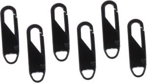 SEWACC Zipper Pullers 6pcs Set Replace Broken Tabs Fit Handbags Backpacks Suitcases