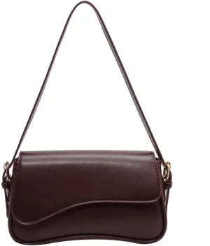Shoulder Bag for Women Vegan Leather Hobo Handbags Y2K Trendy Saddle Bag Clutch Purse with 2 Removable Strap