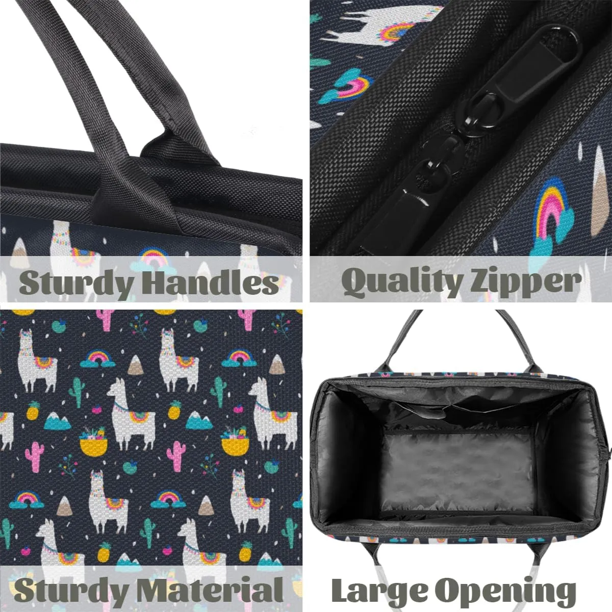 Shoulder Tote Bag for Women, Tote Purse with Zipper Large Handbag for Travel Work Gym