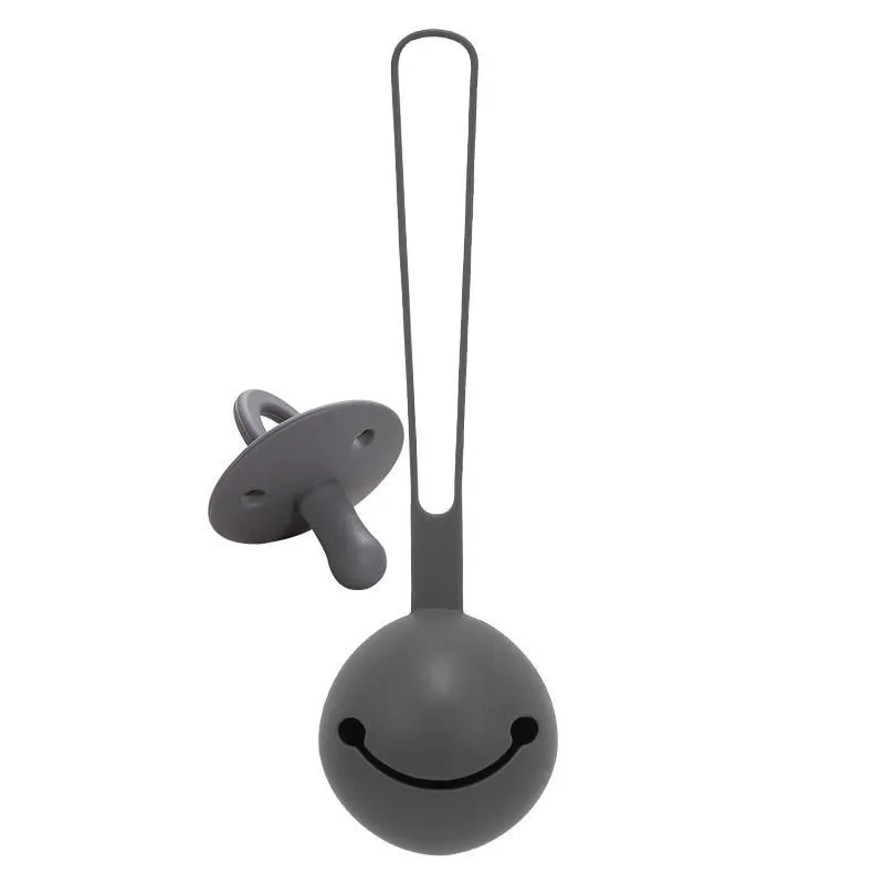 Silicone Pacifier Holder for Two Pacifiers Easy Clean