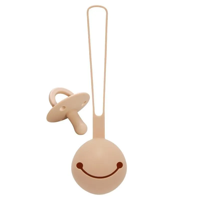 Silicone Pacifier Holder for Two Pacifiers Easy Clean