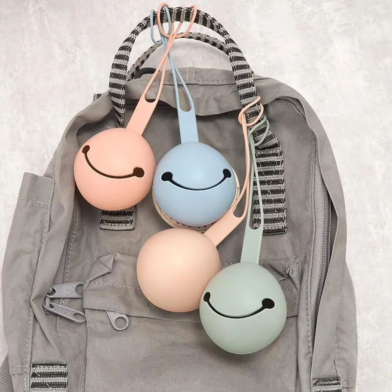 Silicone Pacifier Holder for Two Pacifiers Easy Clean