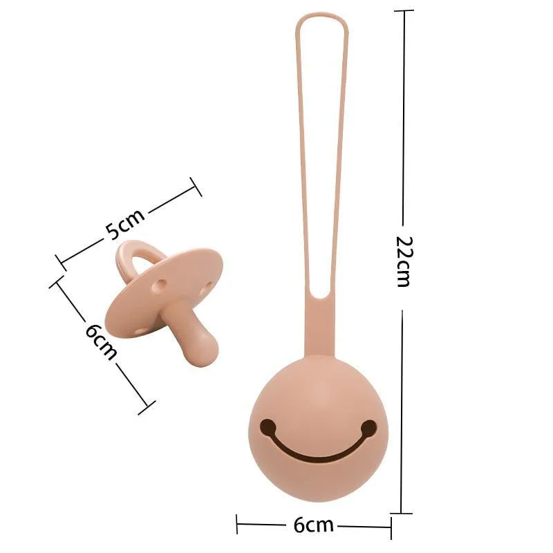 Silicone Pacifier Holder for Two Pacifiers Easy Clean