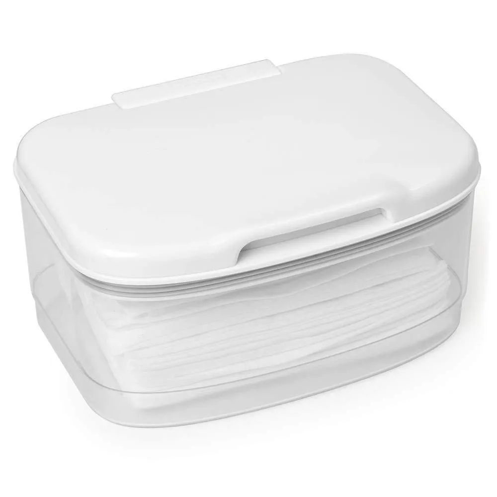 Skip Hop Wipes Dispenser, Nursery Style, Clear/White