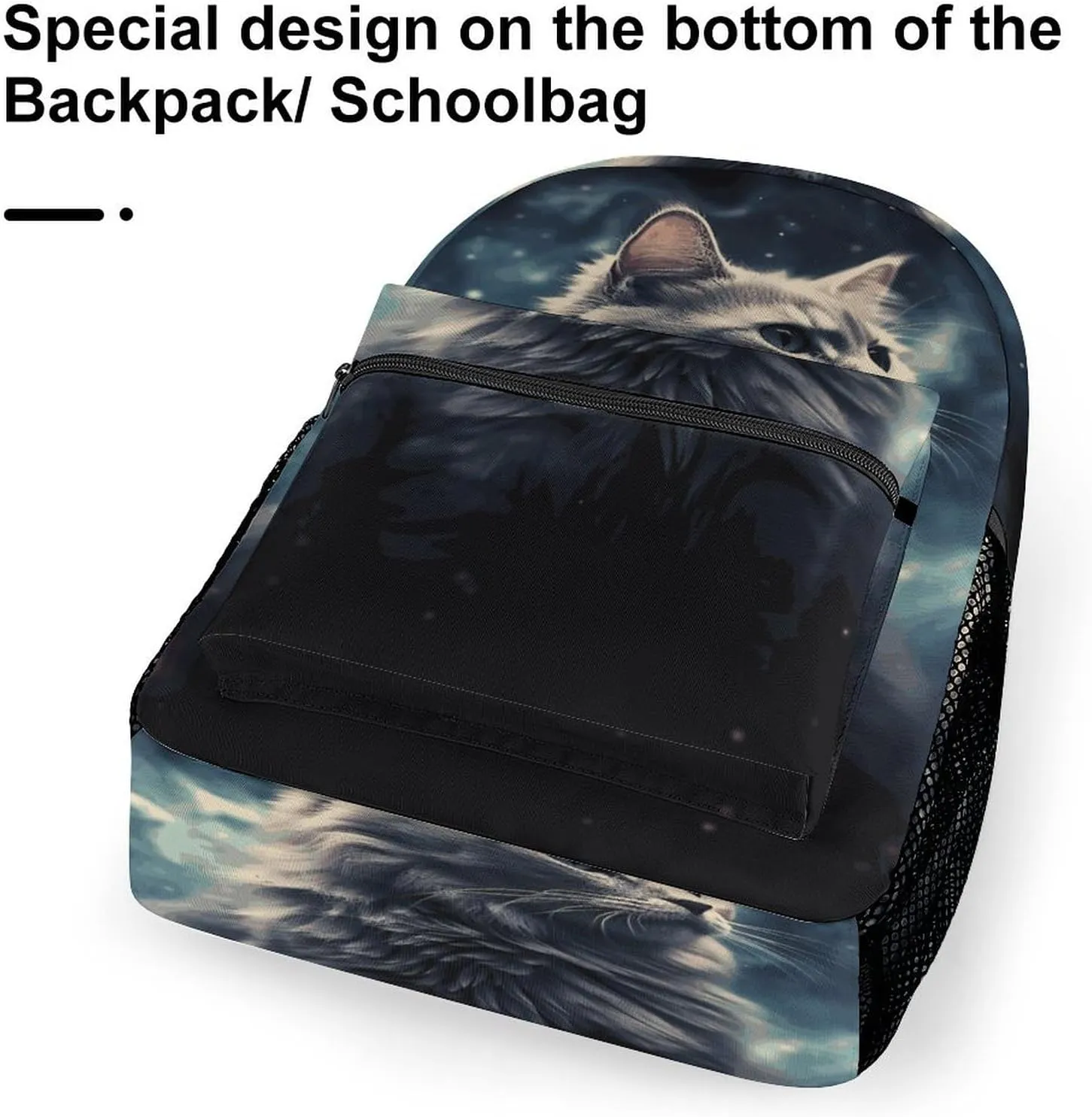 Small Backpacks Personalized Nebula Printing Travel Bag Lightweight Travel Backpack For Women Men