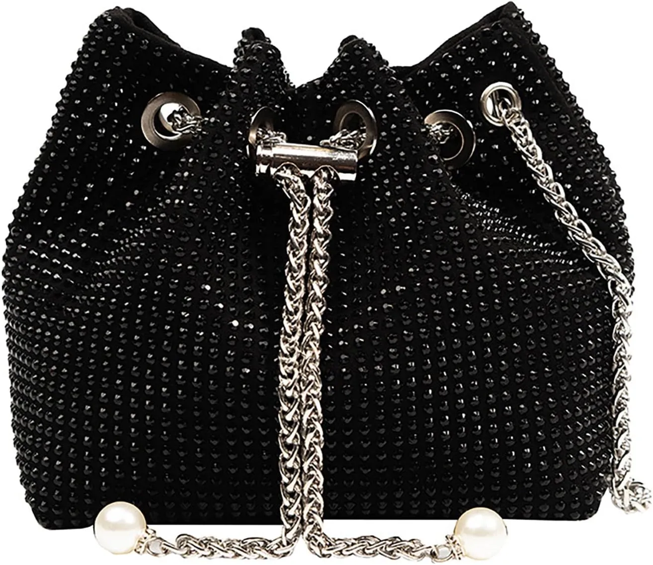 Small Crossbody Bag bucket bag Bling Shoulder Bag Purse for Women