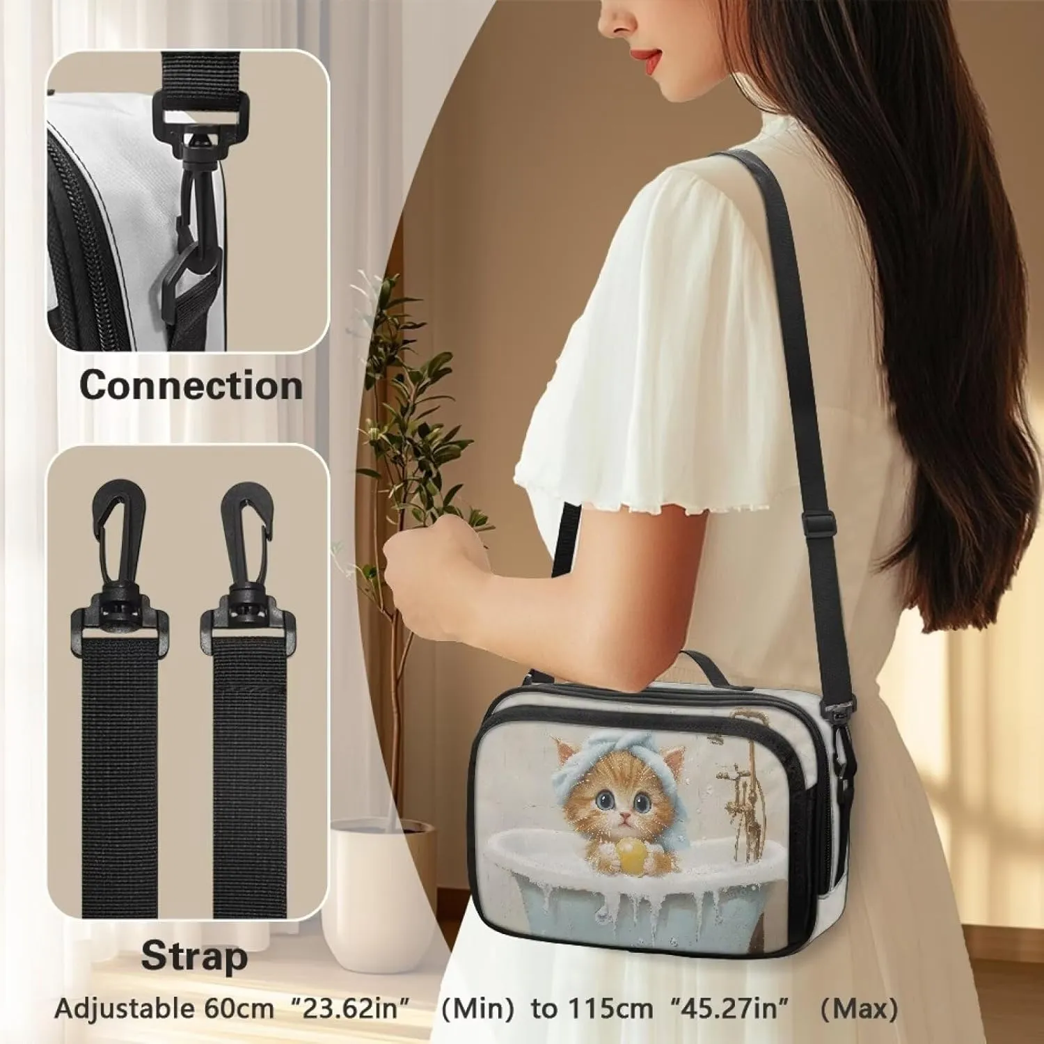 Small Diaper Bag Toddler Cute Mini Diaper Bag for Stroller Caddy Bag Organizer Storage Bin for Diapers Mommy Bag