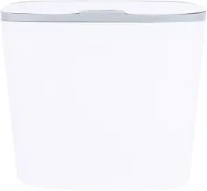 Smart Motion Sensor Trash Can 26cm Wide Opening Battery Powered Automatic Touchless Lid Garbage Can 14L
