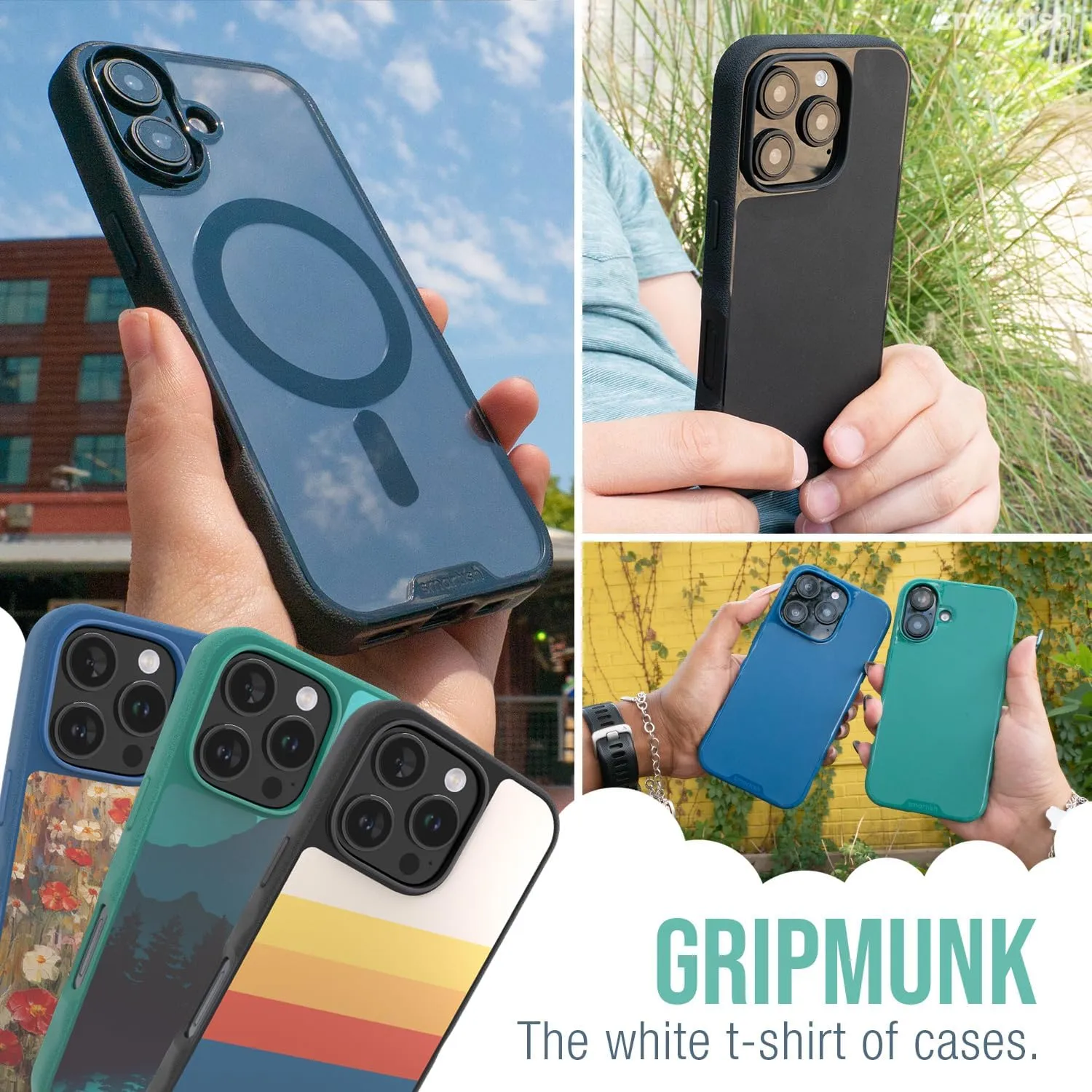 Smartish® iPhone 16 Pro Clear Case - Gripmunk [Lightweight   Protective] Slim Drop Tested Ultra Thin Grip Cover for Apple iPhone 16 Pro - Clearly Clear